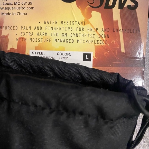 MEN’S NEW WITH TAG DVS GLOVES SIZE L - Picture 3 of 4